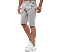 Tazzio Short chino pour homme - Gris - W40