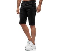 Tazzio Short chino pour homme - Noir - W30