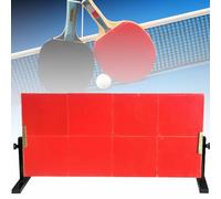 TAZZOR Planche de Tennis de Table Rebond avec 8 caoutchoucs Rouges Planche de Retour de Tennis de Table Pro Return pour la Maison, la Gym, l'intérieur et l'extérieur