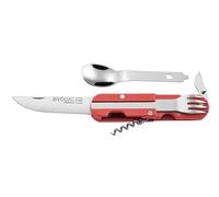 TB Bivouac® - couteau multifonctions (Rouge)