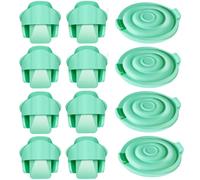 TB Tbuymax Lot de 8 valves à bec de canard - 4 joints de pompe à membrane compatibles avec tire-lait Elvie portable et pièces de rechange pour pompe à lait
