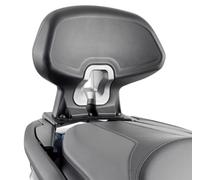 Givi Honda Forza 125 ABS, dossier du passager Noir/Argent Noir/Argent