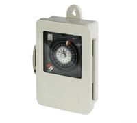TB330 30A250VAC Minuteur mécanique programmable sur rail DIN pour divers systèmes électriques de sécurité domestique Noir
