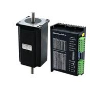 TB6600 / DM542 / DM556 hybrid step Driver with NEMA23 stepper motor 57x112mm 4-lead 3A 3N.m 112mm 428Oz-in NEMA 23 for CNC(Dual Shaft,With DM542 Driver)