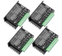 TB6600 Lot de 4 pilotes de moteur pas à pas 4,0 A 9 V-42 V avec 32 segments pour moteur pas à pas 42/57/86 type 2 phases et 4 phases, pilote de moteur pas à pas pour imprimantes 3D et machines CNC