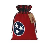 TBABMDPDM Sac cadeau en lin avec cordon de serrage Motif drapeau du Tennessee