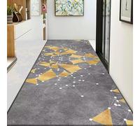 TBATM Tapis De Passage 60X210cm Couloir Chemin De Couloir Lavable Vintage Gris Tapis Mince Antidérapant pour Cuisine Salle De Bain Chambre Entranway,C,50x300cm/20x118 in