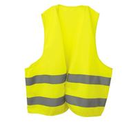 Turbocar Gilet de signalisation voiture - Jaune fluo - 65×67 cm - Bandes réfléchissantes 4,8 cm