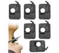 TBCDS 6 Pièces Porte-flèche Auto-adhésif Universel pour Arc Recourbé & Longbow, Guidage Précis, Stabilité Optimale