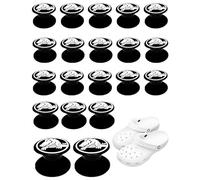 TBCDS Lot de 20 Rivets Sabots Dinosaure, Accessoire Bouton Réparation d'Autocollants, Fixation Universelle pour Sandales Adulte Enfant avec Confort Sans Frottement