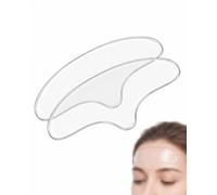 TBCDS Patches Visage Anti-Rides Foret Silicone, Lot de 2 Réutilisables & Respirants, Adhésifs Transparents Doux Lissant Rides Dynamiques durant le Sommeil pour un Rendu Naturel