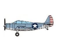 Trumpeter Set de 4 maquettes d'avion TBD-1 Devastator 1:350 Kit plastique