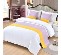 TBDFVD Fibre Lyocell Couvre-lit Doux, résistant à la décoloration et Durable, Couvre-lit de Style hôtelier pour la décoration de lit d'hôtel Maison ou de Maria(Size:50 × 210 (1.5m Bed),Color:Rose)