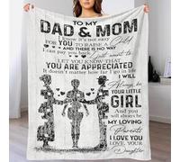 TBDUEPS Couverture Lavable et Facile d'entretien pour Mon père et ma mère, idéale pour Le Camping, pour Mon Mari, ma Femme, Mes Hommes et Mes Femmes, 200 x 230 cm