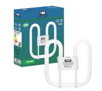 TBE LIGHTING Ampoules fluorescentes DD 2D à 4 broches 28 W - Raccords de base GR10q à 4 broches - Longue durée de vie, lumière du jour blanche 6500 K (unité unique)