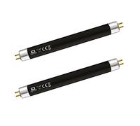 TBE LIGHTING Lot de 2 tubes de vérification de billets de banque T5 4 W 150 mm - Ampoules CFL - Crée une lumière UV noire pour aider à la détection de faux billets et passeports - Raccords de base G5