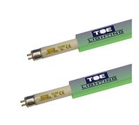 TBE Lighting Lot de 2 tue-mouches UV 6 W - T5 BL 368 nm - Ampoules ultra violettes pour tuer les insectes - Culot G5 à 2 broches - Longueur 225 mm
