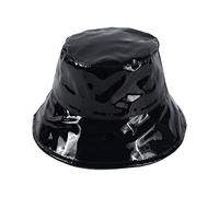 TBEONE Chapeau de pluie unisexe imperméable à large bord, chapeau de pluie noir