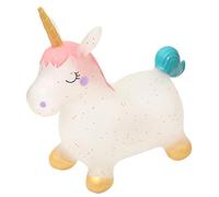 TBEONE Jouet licorne, trémie de licorne gonflable avec pompe, pour enfants à partir de 3 ans - Pompe incluse, couleur transparente