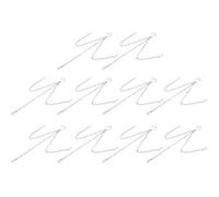 Tbest 10 Pièces Chaînes de Suspension en Fer avec Crochets Cintres pour Plantes à 8 Brins pour Pots de Fleurs Paniers Mangeoires à Oiseaux Carillons éoliens 10 Kg Antirouille Utilisation Intérieure