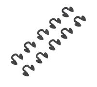 Tbest 10 Pièces Clips de Câble de Changement de Vitesse en Acier de Haute dureté Retenue de Levier de Vitesse pour Remplacement de Boîte de Vitesses 4l80e 4l60e Manganèse traité