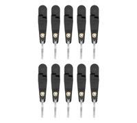 Tbest 10pcs de Pêche à la Pêche, de Libération de Tension Lourde avec Anneau clé pour Planer de Planche Kite Saltwater Fishater (Black)