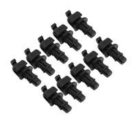 Tbest 10pcs Sunshade Hook Clips 83 715 SHJ A21ZA Black Car Sun Visor Bracket Crochet Kit de Remplacement pour Odysseys 2005 à 2010 ABS MATRICE ABS DURABLE SUR SOBLE