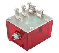 Tbest 117 Interrupteur Magnétique Bouton-poussoir Dispositif D'arrêt du Moteur Boîtier Résistant aux Intempéries Indicateur de Défaut de Réinitialisation Manuelle pour Générateurs