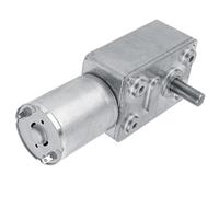 Tbest 12V DC Turbocompresseur Engrenage à Vis Sans Fin, Réversible | Torsion élevée, conception compacte, fonction autobloquante, adaptée à l\'automatisation, montage vertical