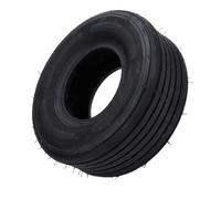 Tbest 15 X 6,00 6 Pneu sans Chambre à Air Robuste 4 Plis Antidérapant pour Tondeuse à Gazon, Chariot, Cour, Tracteur, Brouette