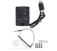 Tbest 2-Band EQ Micro avec Accordeur LED | Égaliseur pour basses et aigus, fabrication précise, compatible avec les ukulélés