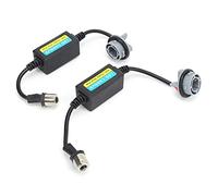 Tbest 2 pcs 1156 LED Décodeur Lampe Avertissement Canbus sans erreur Suppression 12V Résistance anti-scintillement pour voiture avec matériau ABS halogène d'origine Plug and Play