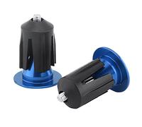 Tbest 2 Pièces Bouchons d'extrémité de Barre Guidon de Vélo pour VTT de Route 15.9-21.4mm Verrouillage or CNC en Alliage d'aluminium (BLUE)