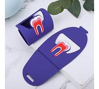 Tbest 2 Pièces Porte-Carte en Forme de Dents Support de Carte de Téléphone Dsiaply pour Cadeau de Dentiste de CliniquePorte- en Forme Verte Tenant des Cartes d'affaires de de Types de Matériaux