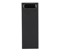 Tbest 22,5W Batterie Externe pour 20 Piles (Black) | Chargeur mobile DIY, Double sortie USB, État de la batterie LCD, Conception légère, Compatible avec les téléphones