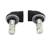 Tbest 2PCS 12V 24V 50W Car LED FOG Ampoules Cob Technology Super Bright 6000K Blanc 881 862 886 889 894 896 898 Play Play for Accent 2013 2018