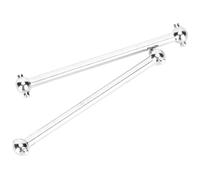 Tbest 2pcs Arbre d'entraînement, 1/18 RC Accessoires de Rechange Arbre d'entraînement Compatible avec HS 18301 18302 18311 18312 Voiture Accessoire de modèle de Voiture