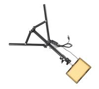 Tbest 2PCS LED Vidéo Lumière Kit Réglable Luminosité USB Photo Lumières avec 18 Filtres de Couleur pour Studio Photographie Live Streaming Dimmable Éclairage Alliage ABS 15x10cm 40