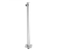 Tbest 35cm Barre de Douche Extensible en Acier Inoxydable Solide | Acier inoxydable, conception murale, installation facile, compatible avec toutes les pommes de douche