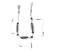 Tbest 3PCS Sercum Hooking Pêche Cage Ensemble pour la Pêche en Eau Salée en Eau Douce. Équipé d'un Support de Chargeur de Piège à Appâts (25G)