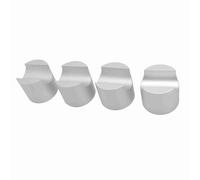 Tbest 4 Pièces en Alliage d'aluminium Serre-Câble HiFi Support de Fil Haut-Parleur de Puissance Câble Riser Clamp/Holder Stabilisateur pour Home Cinéma Amplificateur de Studio Récepteur AV Système