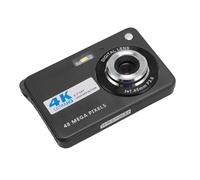 Tbest 4K Camera Numérique 48MP HD 2,7 Pouces écran 8X Zoom Automatique Auto Beauty Anti Shake Travel avec Lumière de Remplissage pour Les Enfants Adolescents (Black)