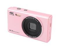Tbest 4K Camera Numérique Compact Portable 44MP 16x Zoom Autofocus Anti-Shake 2,4 Pouces écran pour Les Adolescents pour Enfants (Rosé)