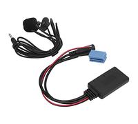 Tbest 5.0 Autoradio avec Adaptateur de Câblage ISO | Appel mains libres, diffusion de musique pour téléphone tablette Mp3, microphone intégré, compatible avec les véhicules