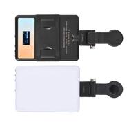 Tbest 5W RGB Photographie Lampe Bi Couleur LED Lumière Vlog 2500K 9000K Température Dimmable avec écran LCD 78 Perles 24 FX Effets D'éclairage 1 / 4in Fileté Trous 2000mAh (avec écran LCD)