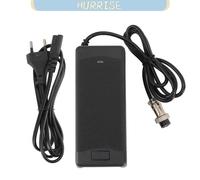 Tbest 6 V 2A Chargeur de scooter électrique 54,6 V 2 A avec connecteur métallique GX16 Chargeur de vélo sport pour Prise UE