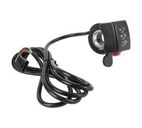 Tbest Accélération du Pouce électrique, Universal 48V 15DX Indicateur de Puissance Contrôleur de Vitesse de Pointe pour Le Guidon de 2,22 Cm