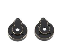 Tbest Accessoires de Voiture RC, Portail 2pcs Copper Exter Arrière Portal Covers Contrepoids pour HobbyPlus 1/18 RC Car