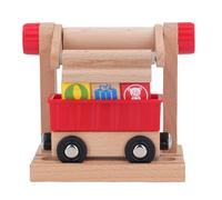 Tbest Accessoires en Bois des Accessoires de Trains en Bois
