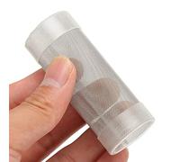Tbest Acier Inoxydable -Aquarium - Filtre Abstauter Mesh Pores Fine Fish Trefter Protection Couvercle pour Les Poissons Nouveau-nés, Les Accessoires de Remplacement Contiennent (M)